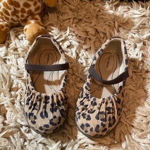 Stride Rite Cassie Leopard Print Mary Jane Shoes